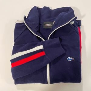 IZOD - Vintage Track Jacket - 1970's - Large - Blue